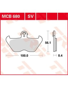 SV Series gesinterte Bremsbeläge