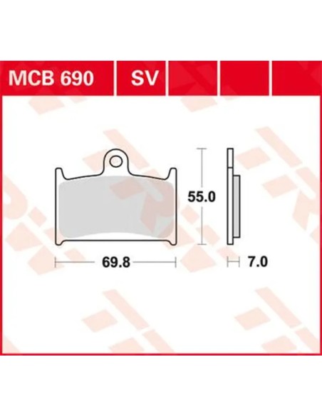 TRW Bremsbeläge & Bremsbacken für SUZUKI GSF 1200 1996-2000