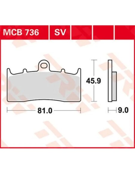 TRW Bremsbeläge & Bremsbacken für BMW K 1600 GTL ABS 2011-2021