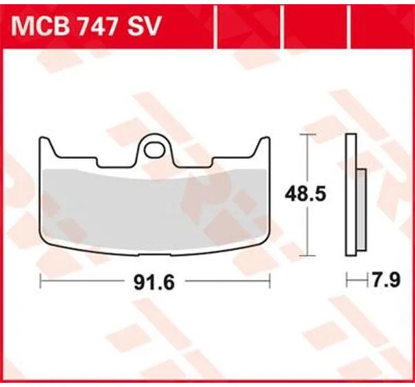 TRW Bremsbeläge & Bremsbacken für BUELL XB9R 2002-2007