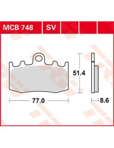 SV Series gesinterte Bremsbeläge