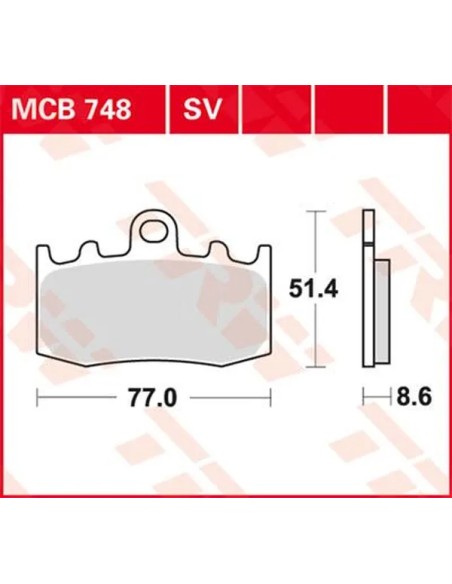 TRW Bremsbeläge & Bremsbacken für BMW R 1200 GS 2004-2012