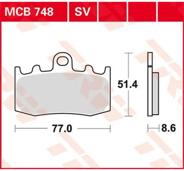 TRW Bremsbeläge & Bremsbacken für BMW R 1200 GS 2004-2012