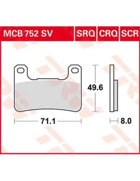 TRW Bremsbeläge & Bremsbacken für SUZUKI VZR 1800 R 2006-2016