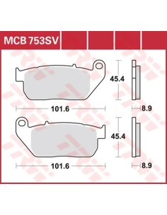 SV Series gesinterte Bremsbeläge