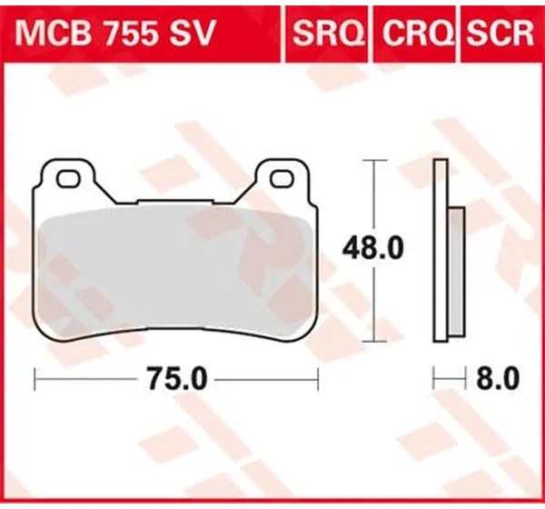 TRW Bremsbeläge & Bremsbacken für HONDA CBR 600 RR 2005-2017