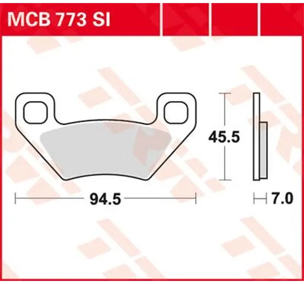 TRW Bremsbeläge & Bremsbacken für ARCTIC CAT (TEXTRON) H2 1000 EFI 4X4 2009-2017