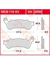 SV Series gesinterte Bremsbeläge