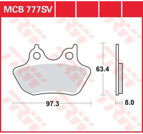 TRW Bremsbeläge & Bremsbacken für Harley Davidson FLHRCI 1450 EFI 2000-2006