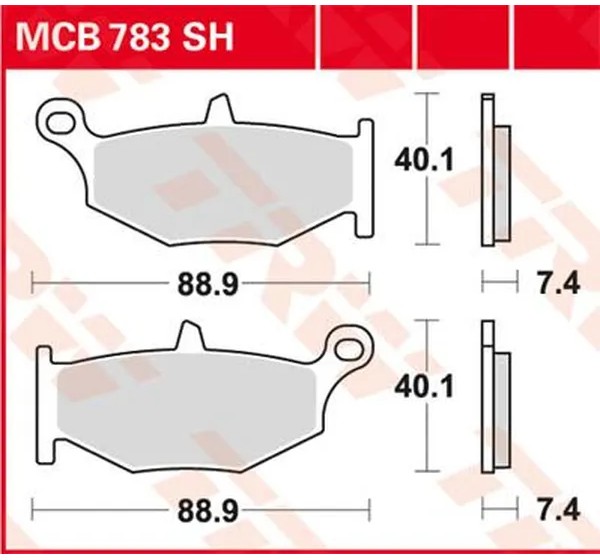 TRW Bremsbeläge & Bremsbacken für SUZUKI DL 1000 ABS 2014-2020