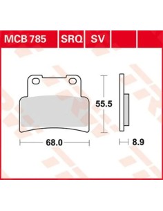 SV Series gesinterte Bremsbeläge