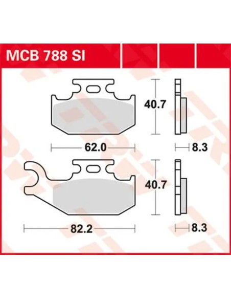 TRW Bremsbeläge & Bremsbacken für SUZUKI LT-A 750 AXI 4X4 2008-2024