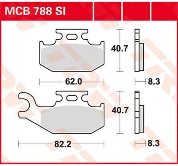 TRW Bremsbeläge & Bremsbacken für SUZUKI LT-A 750 AXI 4X4 2008-2024