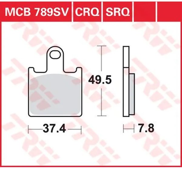 TRW Bremsbeläge & Bremsbacken für KAWASAKI ZZR 1400 ABS 2006-2015