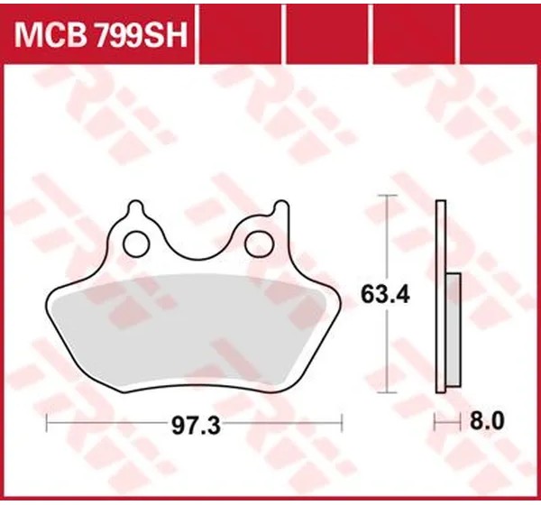 TRW Bremsbeläge & Bremsbacken für Harley Davidson FLHR 1584 2007