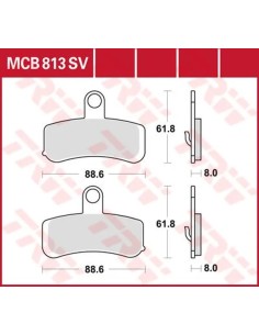 SV Series gesinterte Bremsbeläge