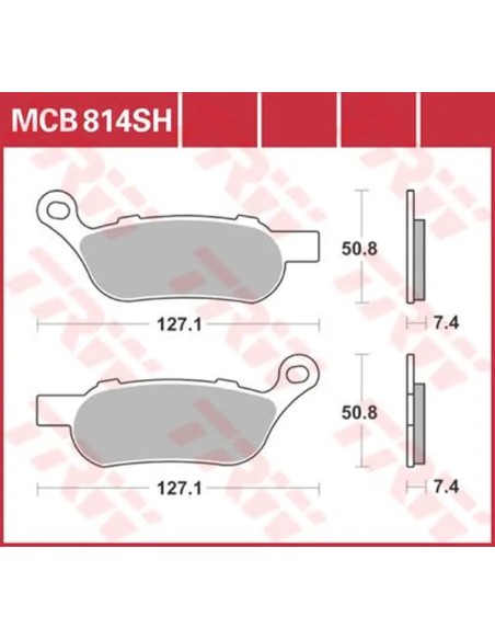 TRW Bremsbeläge & Bremsbacken für Harley Davidson FLSTC 1690 ABS 2012-2017