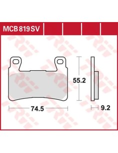 SV Series gesinterte Bremsbeläge