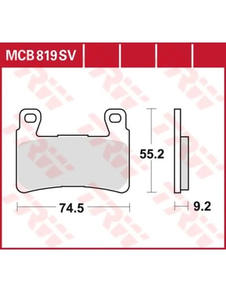 TRW Bremsbeläge & Bremsbacken für Harley Davidson FLSL 1750 ABS 2018-2021