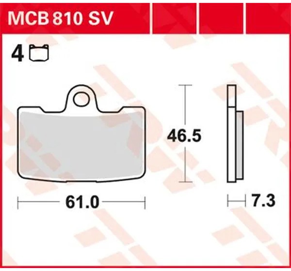 TRW Bremsbeläge & Bremsbacken für BUELL (EBR) 1190 RX 2014-2017