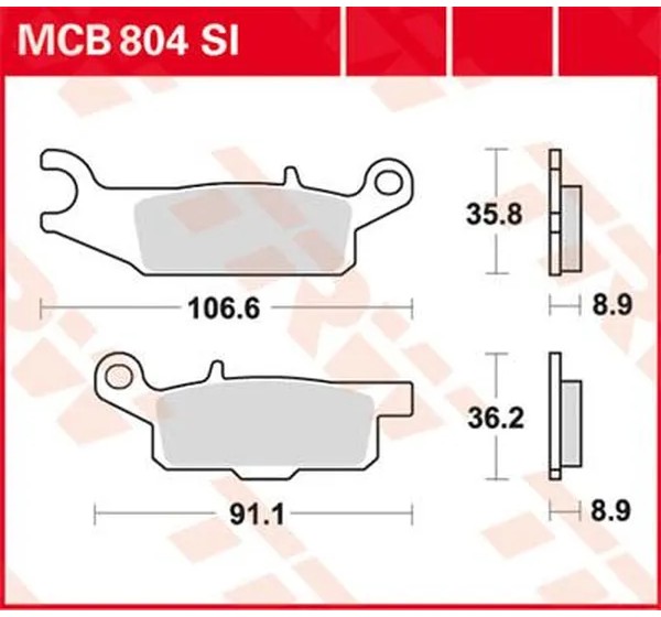 TRW Bremsbeläge & Bremsbacken für YAMAHA YFM 700 GP 4X4 2016-2025