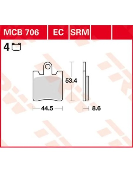 TRW Bremsbeläge & Bremsbacken für YAMAHA FJR 1300 ABS 2006-2020