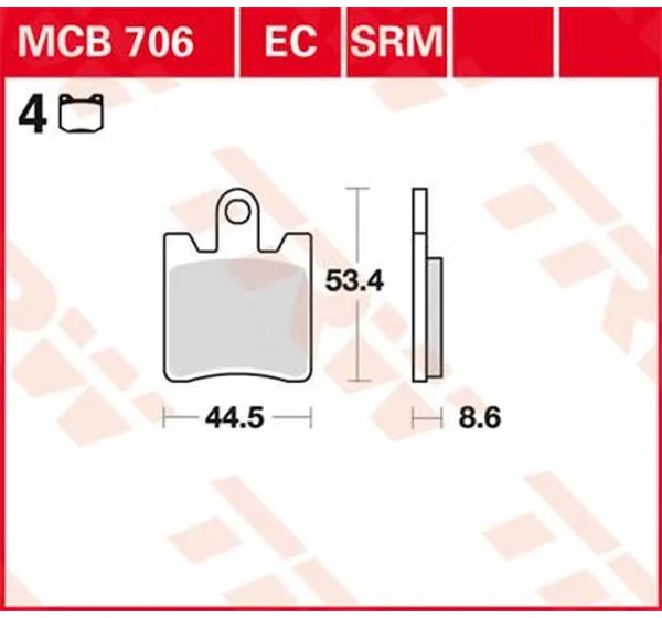TRW Bremsbeläge & Bremsbacken für YAMAHA FJR 1300 ABS 2006-2020