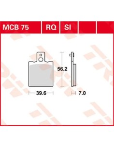RQ Series organische Sports Bremsbeläge