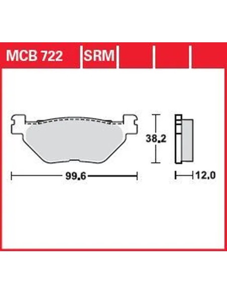 TRW Bremsbeläge & Bremsbacken - BRAKE PAD SINTER SCOOTER 125+