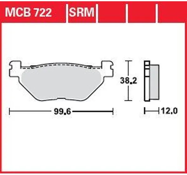 TRW Bremsbeläge & Bremsbacken - BRAKE PAD SINTER SCOOTER 125+