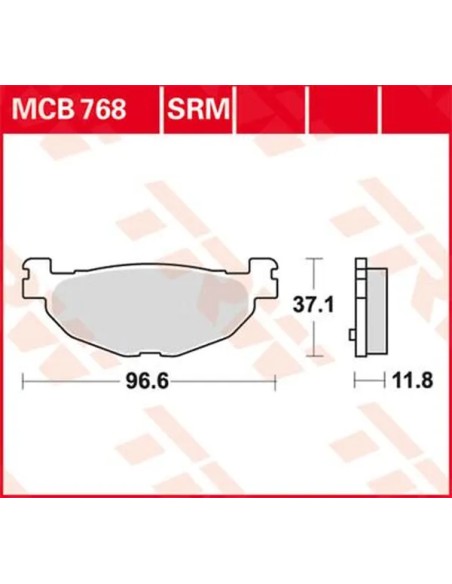 TRW Bremsbeläge & Bremsbacken - BRAKE PAD SINTER SCOOTER 125+