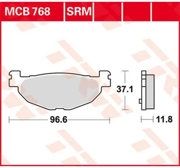 TRW Bremsbeläge & Bremsbacken - BRAKE PAD SINTER SCOOTER 125+