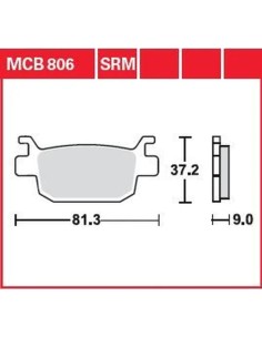 SRM Series Sindered Scooter Bremsbeläge