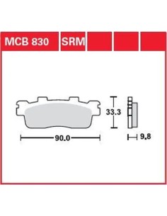 SRM Series Sindered Scooter Bremsbeläge