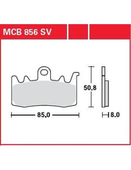 TRW Bremsbeläge & Bremsbacken für DUCATI SCRAMBLER 803 ABS 2015-2023