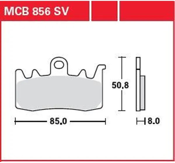 TRW Bremsbeläge & Bremsbacken für DUCATI SCRAMBLER 803 ABS 2015-2023