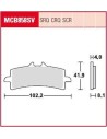 SCR Serie Race Sintermetall-Bremsbeläge
