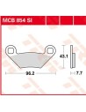 SI Series gesinterte Offroad-Bremsbeläge