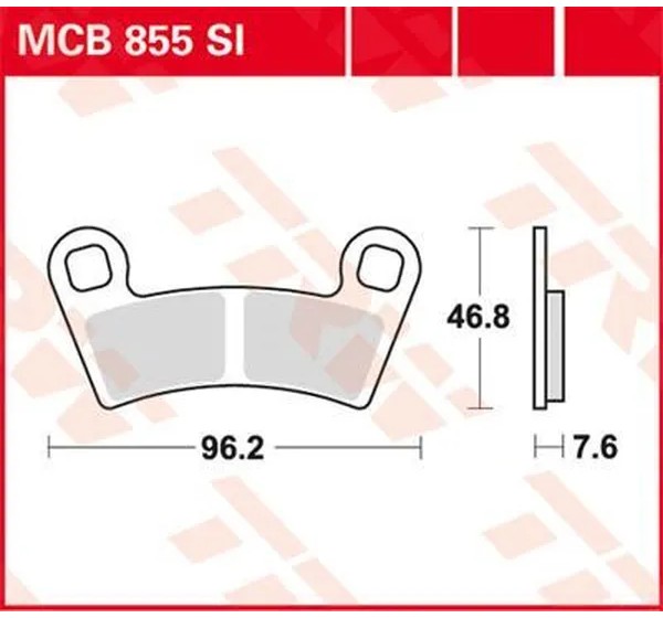 TRW Bremsbeläge & Bremsbacken für POLARIS SPORTSMAN 850 4X4 2010-2024