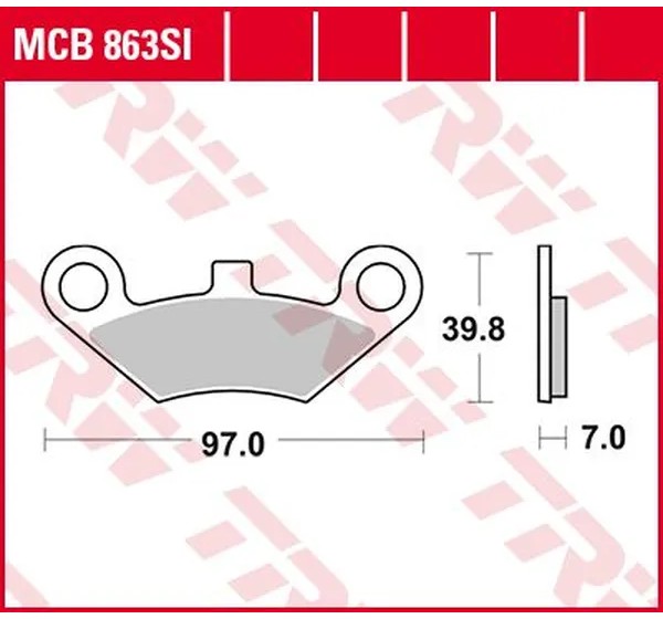 TRW Bremsbeläge & Bremsbacken für GOES G 625 I 4X4 2012-2016