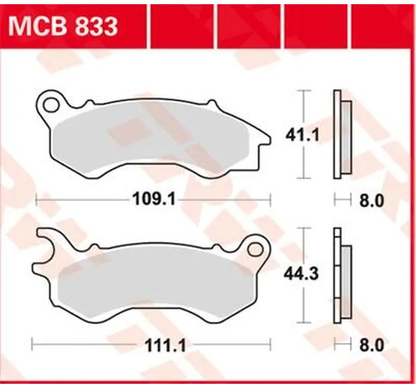 TRW Bremsbeläge & Bremsbacken für PEUGEOT DJANGO 50 4T 2015-2024