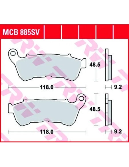 TRW Bremsbeläge & Bremsbacken für Harley Davidson XL 1200 X 2014-2022
