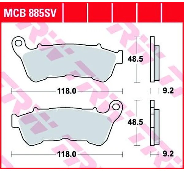 TRW Bremsbeläge & Bremsbacken für Harley Davidson XL 1200 X 2014-2022
