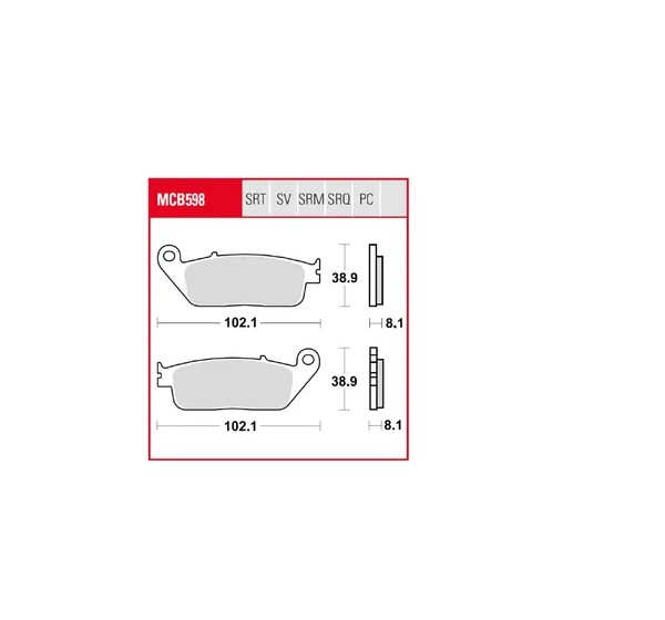 TRW Bremsbeläge & Bremsbacken für HONDA CBR 250 R 1988-2014