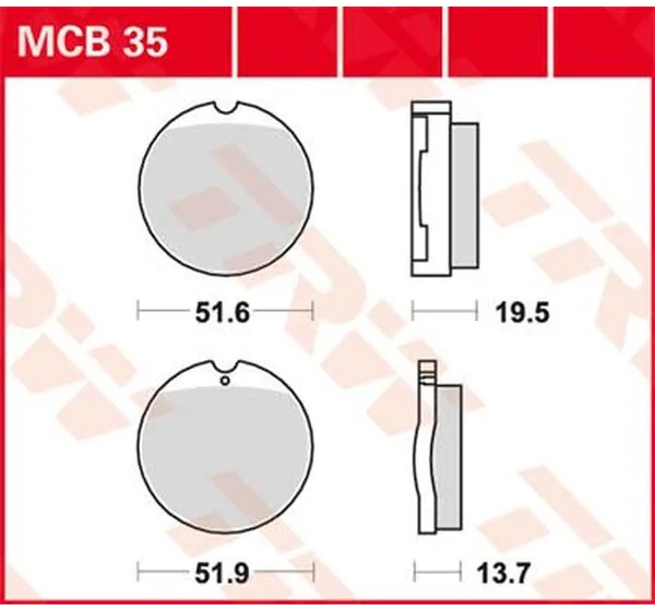 TRW Bremsbeläge & Bremsbacken für HONDA CB 500 1971-1977
