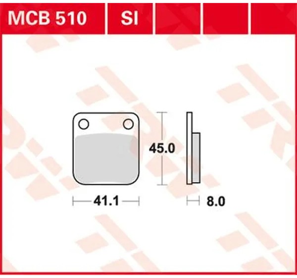 TRW Bremsbeläge & Bremsbacken für DAELIM S-FIVE 50 2001-2014