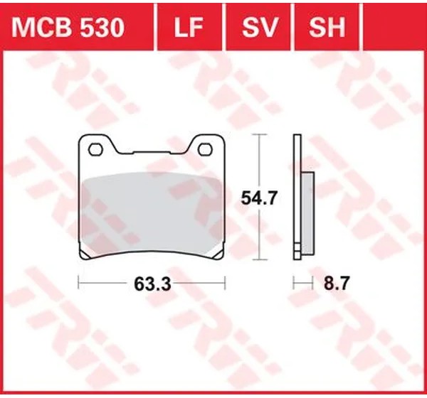 TRW Bremsbeläge & Bremsbacken für YAMAHA XJ 900 F 1983-1994