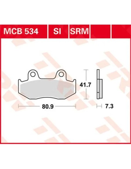 TRW Bremsbeläge & Bremsbacken für HONDA CH 250 1985-1990