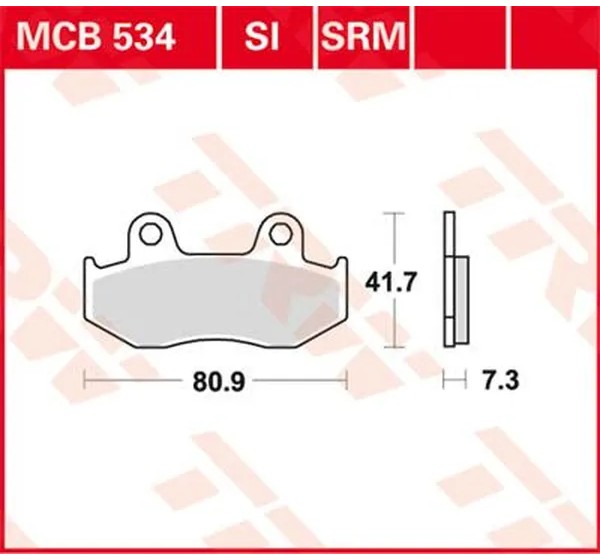TRW Bremsbeläge & Bremsbacken für HONDA CH 250 1985-1990