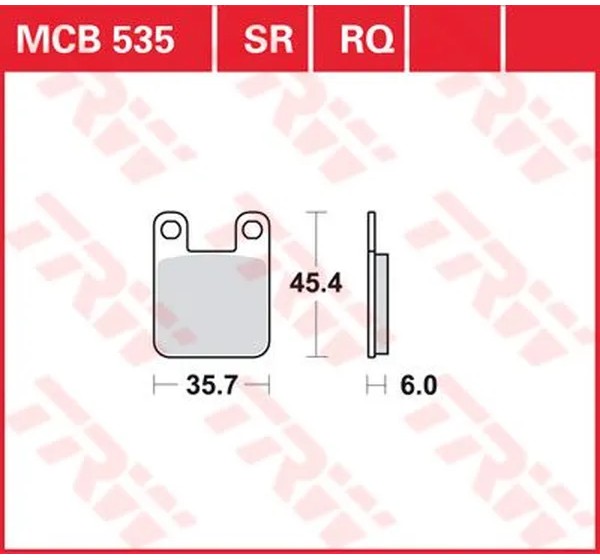 TRW Bremsbeläge & Bremsbacken für PEUGEOT JET FORCE 50 C-TECH 2005-2016